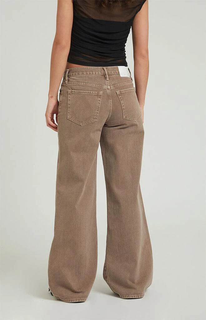 PacSun Lena Low Rise Super Baggy Jeans Brown 3