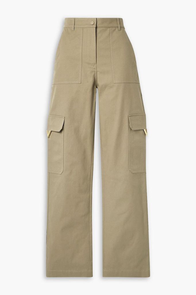 Valentino Valentino Garavani Dark Blue Cotton Pants