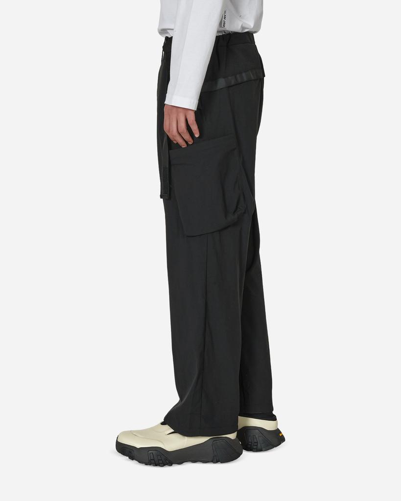 Acronym Nylon Stretch Cargo Trousers Black