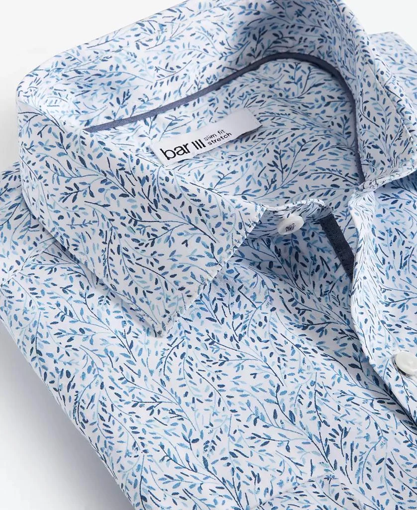 Bar III Men's Slim-Fit Contrast Vine Dress Shirt, Created for Macy's 5