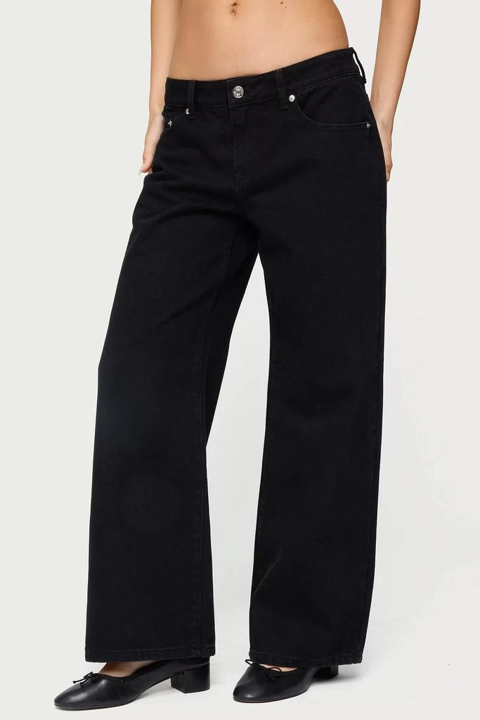 Edikted Edikted Petite Daytime Low Rise Jeans 5