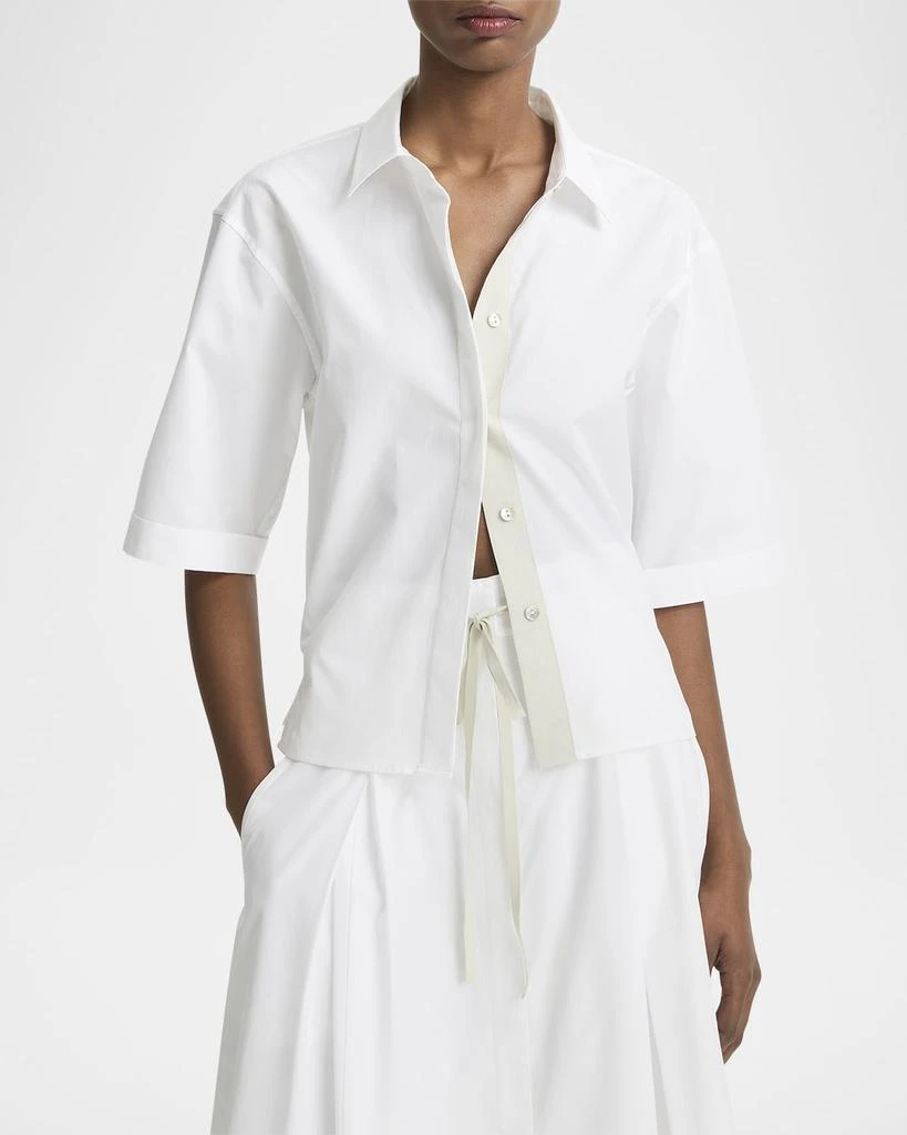 Vince Short-Sleeve Button-Front Shirt 4