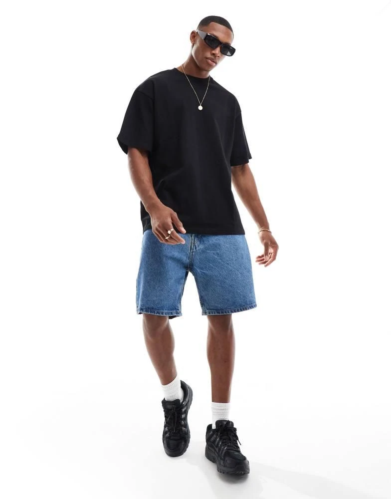 Pull&Bear Pull&Bear oversized t-shirt in black 4