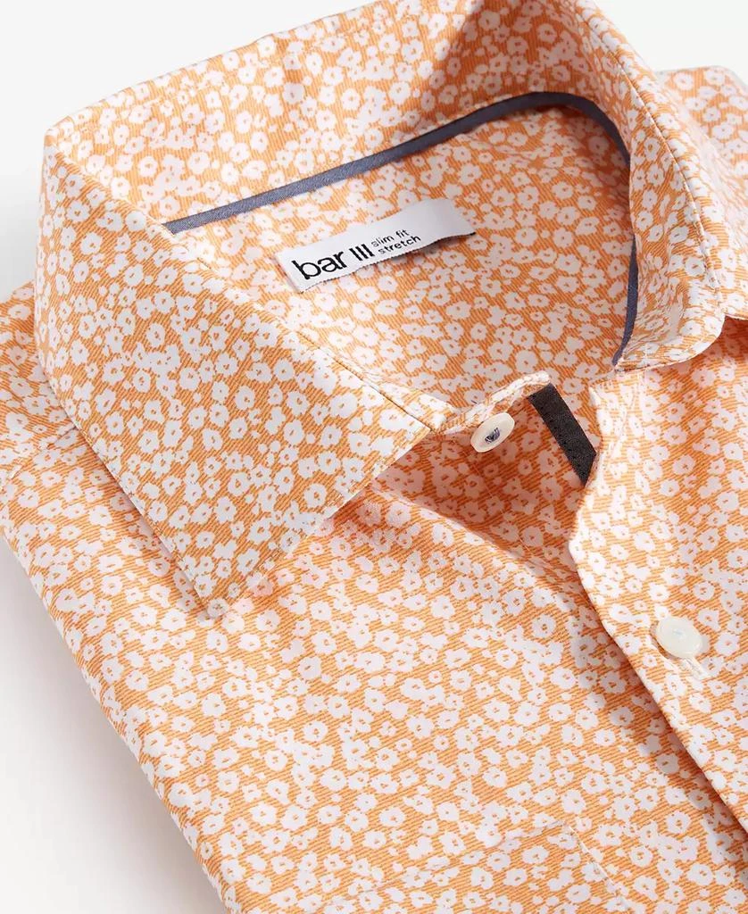 Bar III Men's Slim-Fit Wave Floral Dress Shirt, Created for Macy's 3