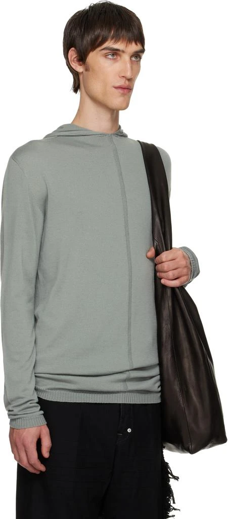 Rick Owens Gray Concordians Oversized Hoodie 2