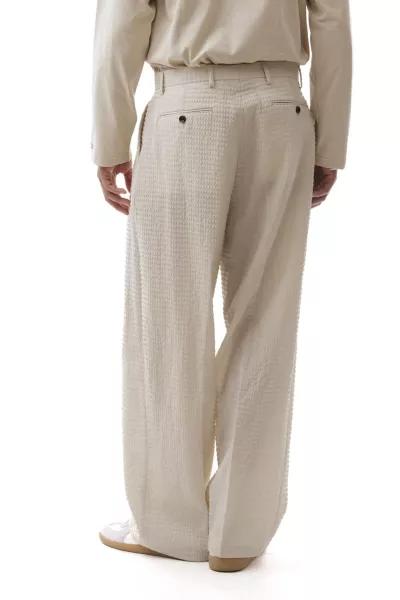Lc23 LC23 Seersucker Wide Leg Trouser Pant