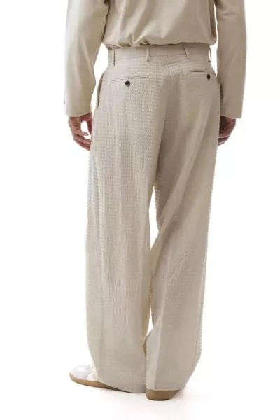 Lc23 LC23 Seersucker Wide Leg Trouser Pant 2