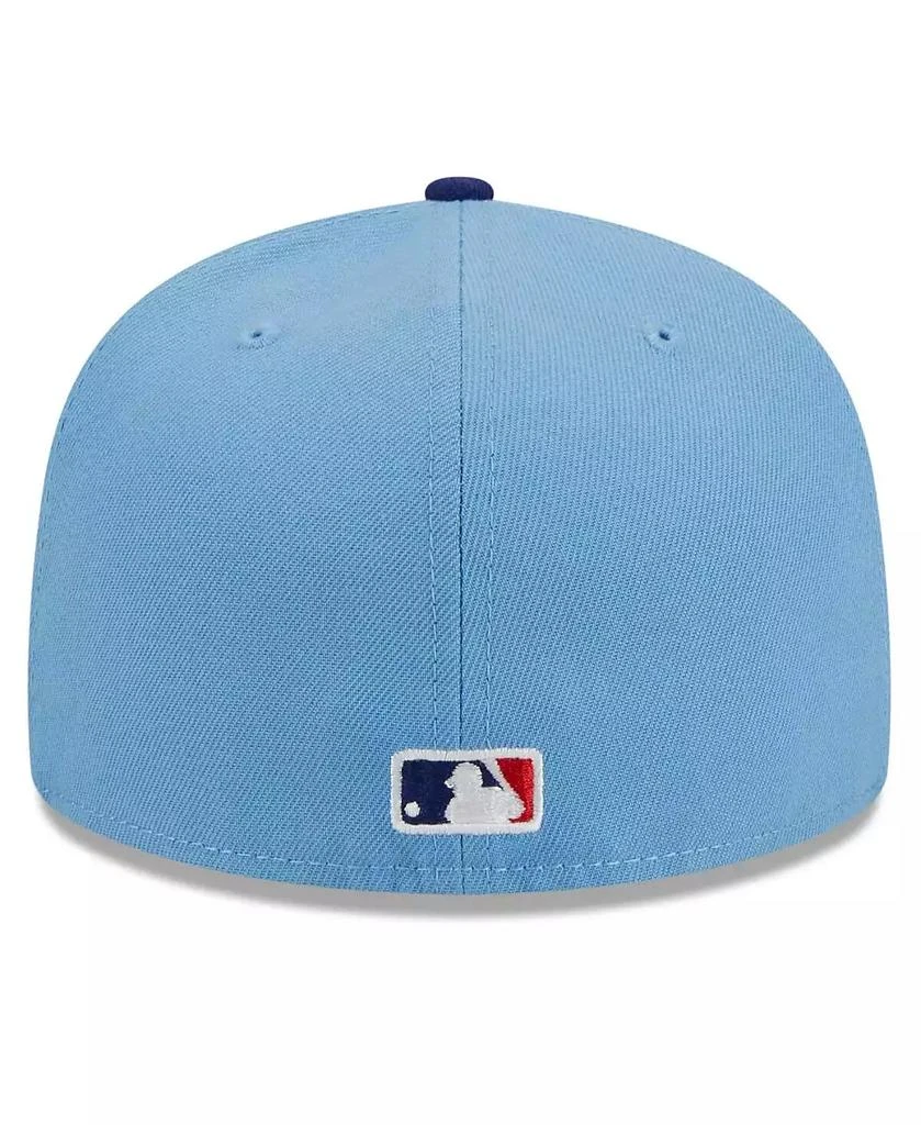 New Era Men's Light Blue Los Angeles Dodgers Cooperstown Collection Retro City 59FIFTY Fitted Hat 2