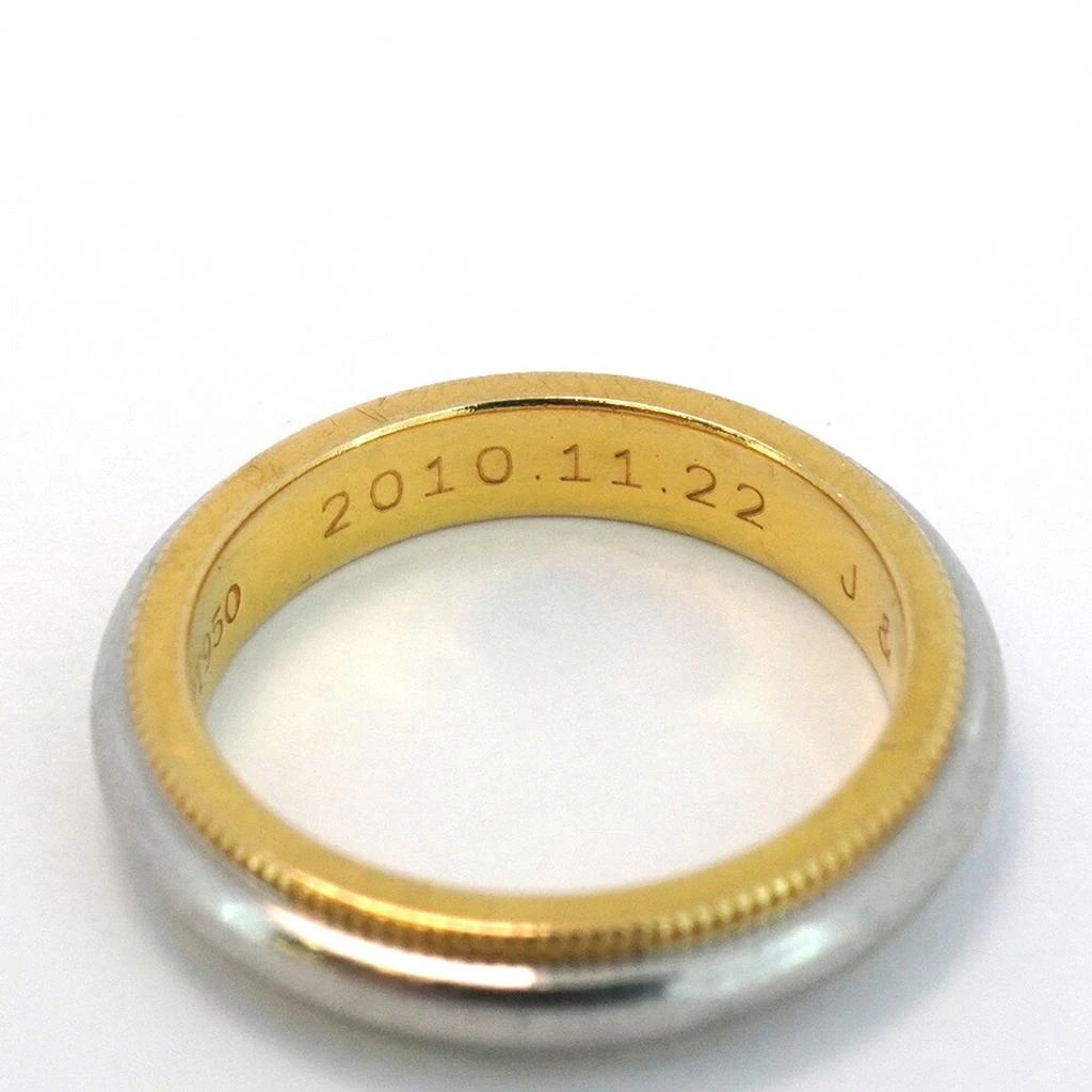 Tiffany & Co. yellow gold (18K) Platinum 950 Band Ring (Pre-Owned) 6