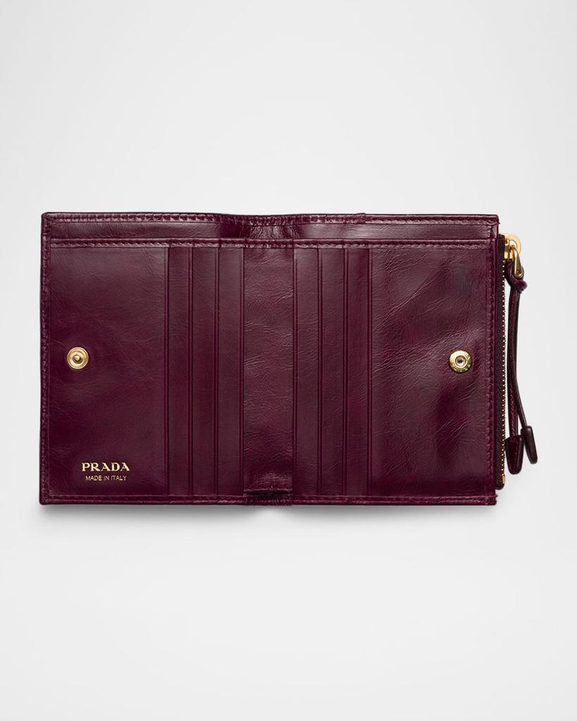 Prada Small Bifold Leather Wallet