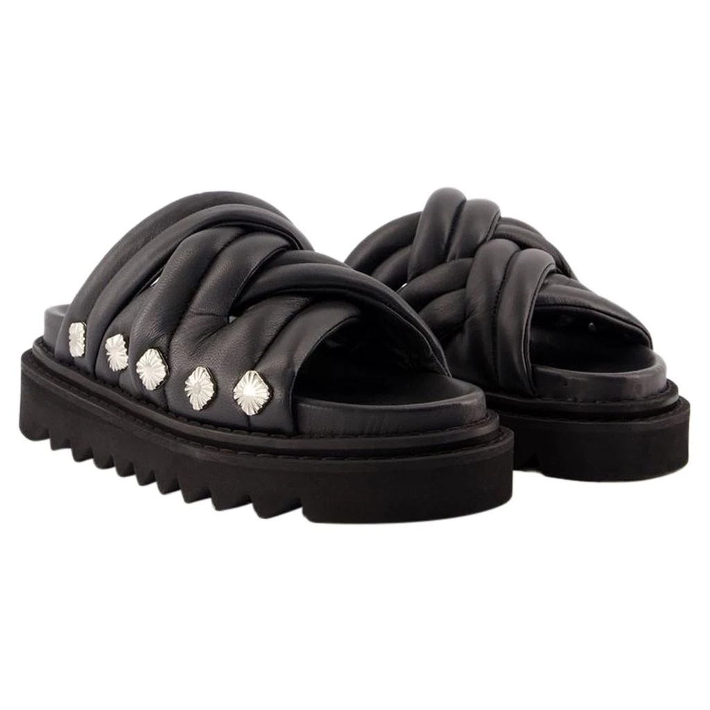 VALSTAR Aj1345 Sandals - Toga Pulla - Leather - Black 2