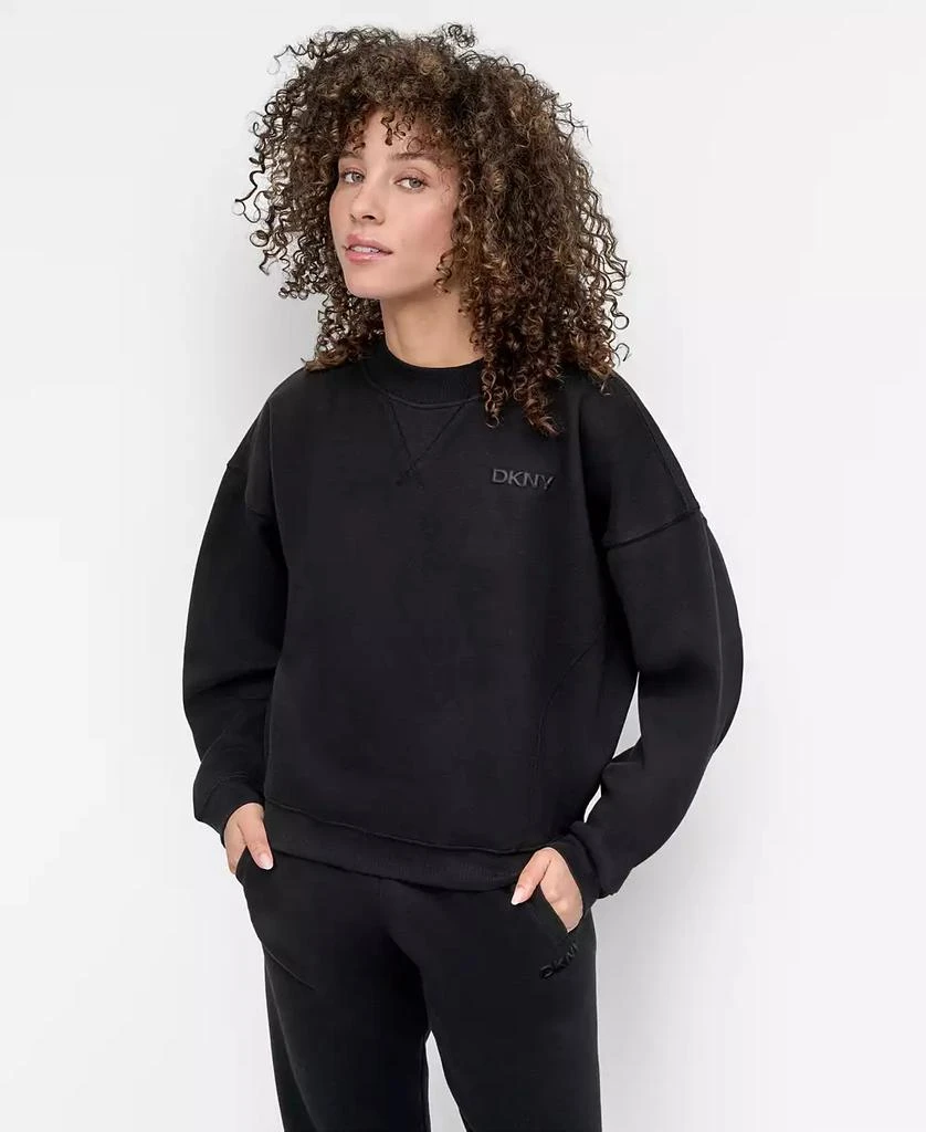 DKNY Women's Crew Neck Long Sleeves Top 1