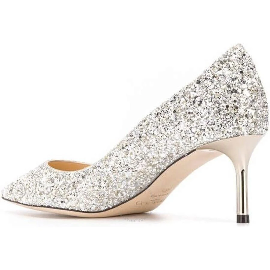 Jimmy Choo Romy 60 Coarse Glitter Pumps 2