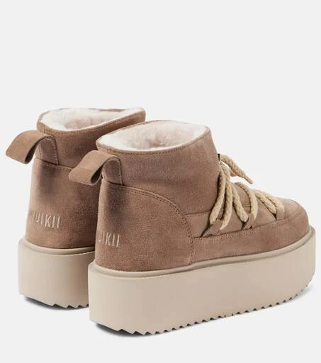 INUIKII Classic Low suede platform ankle boots 2