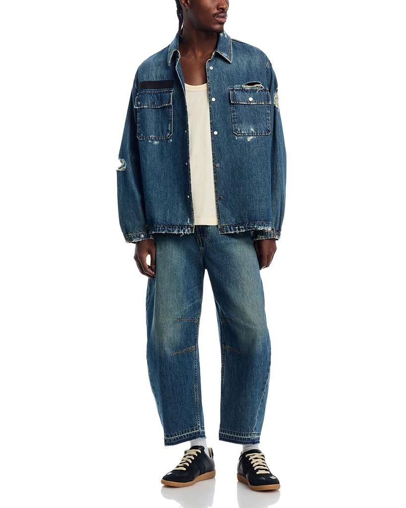 Helmut Lang Cocoon Re Hem Barrel Jeans in Tinted Vintage 2