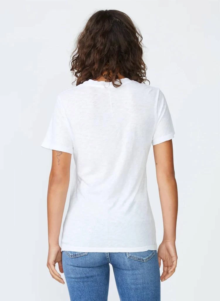 Stateside Supima Slub Jersey Short Sleeve Tee In White 2