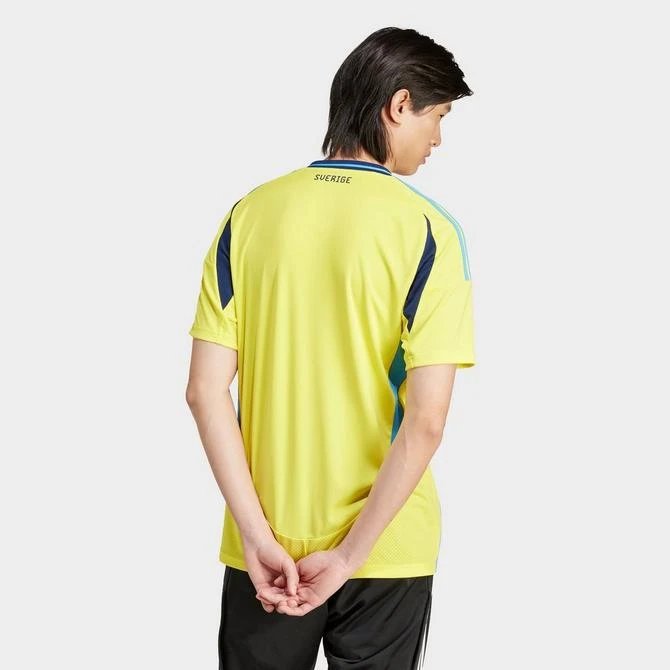 Adidas Men's adidas Sweden 2024 Home Soccer Jersey 5