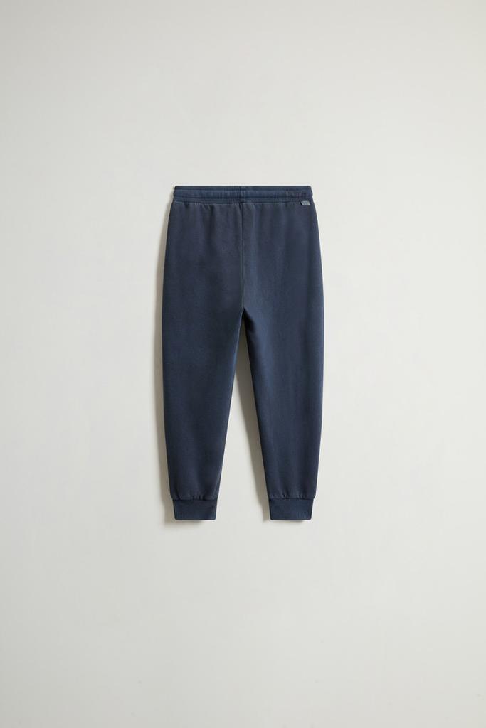 Woolrich Garment-Dyed Pure Cotton Chinos - Boys - Blue