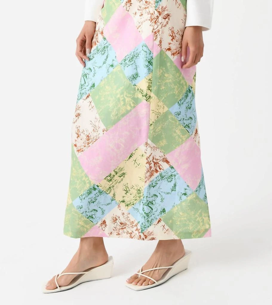 Kitri Laurel Skirt In Patched Toile De Juoy 2