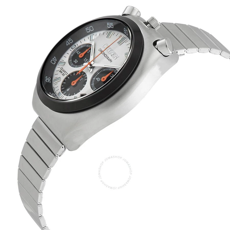 Citizen Chronograph Quartz White Dial Men's Stainless Steel Watch AN3660-81A 2