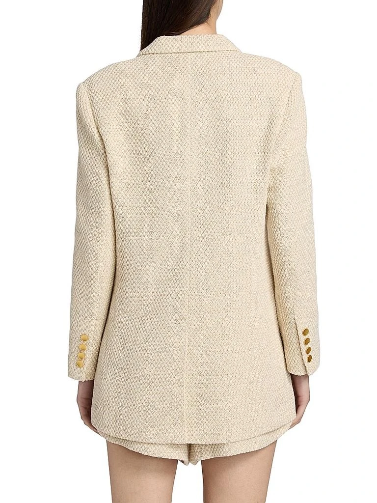 L'Agence Riva Tweed Double-Breasted Blazer 5