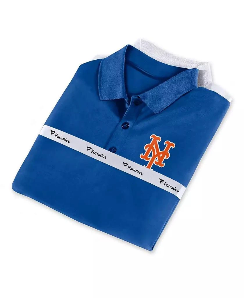 Fanatics Men's Royal, White New York Mets Polo Shirt Combo Set 1