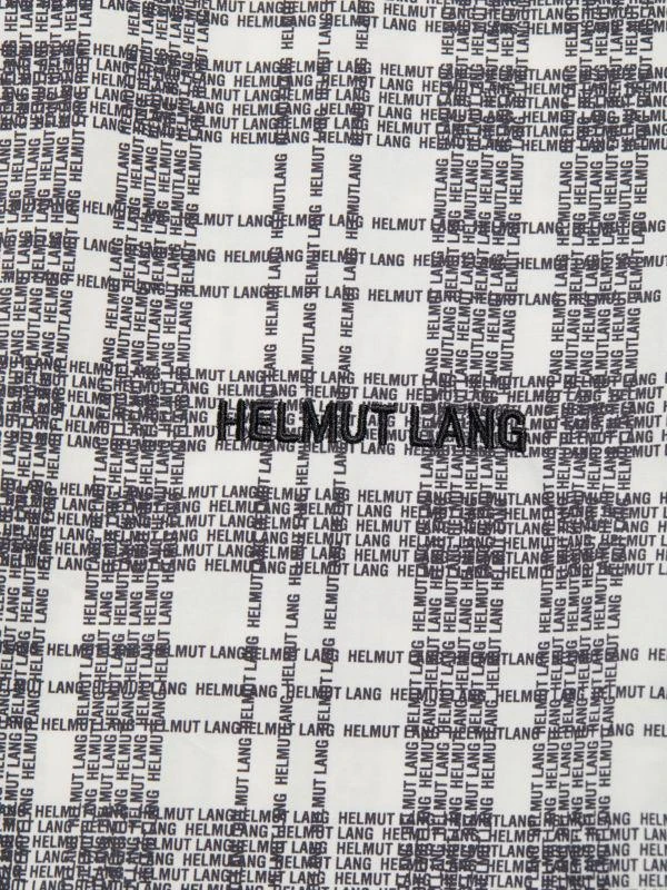 Helmut Lang Logo Plaid Button Down Shirt 4