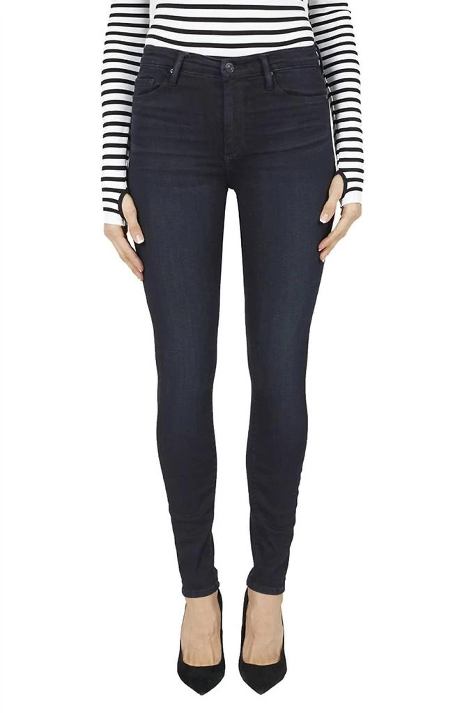 Black Orchid Gisele High Rise Super Skinny Denim In Black 1
