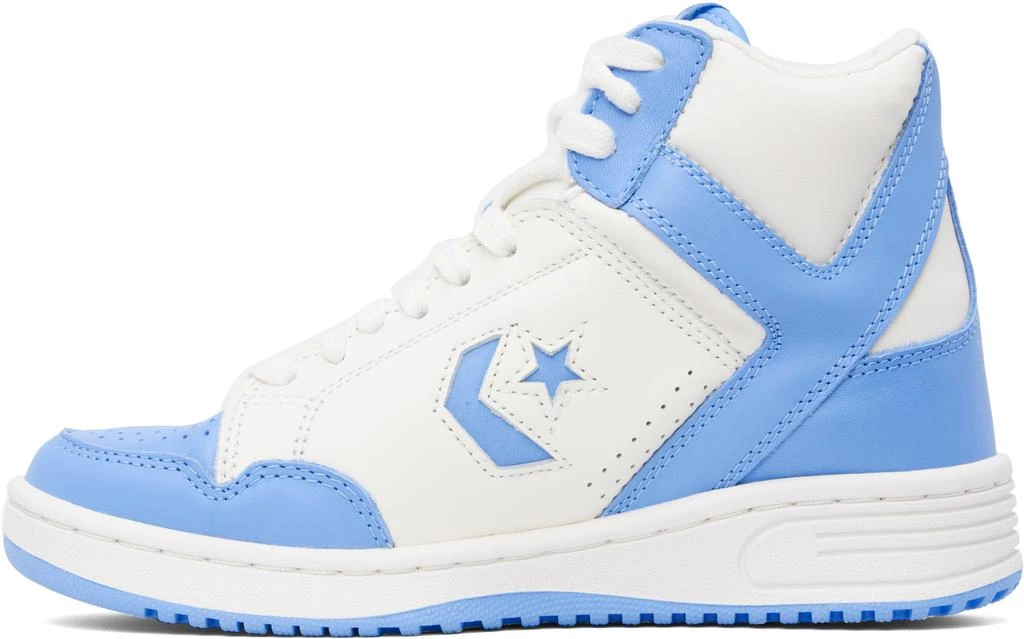 Converse Blue & Off-White Weapon Mid Top Sneakers 3