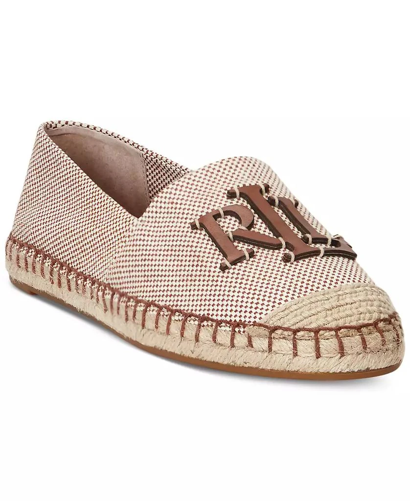 Ralph Lauren Women's Cameron Logo Slip-On Espadrille Flats 1