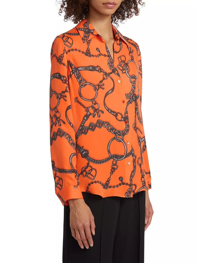 L'Agence Nina Silk Blouse 4
