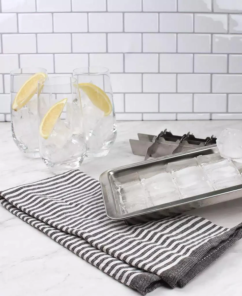 RSVP International Endurance Stainless Steel 11x5" Ice Cube Tray 8