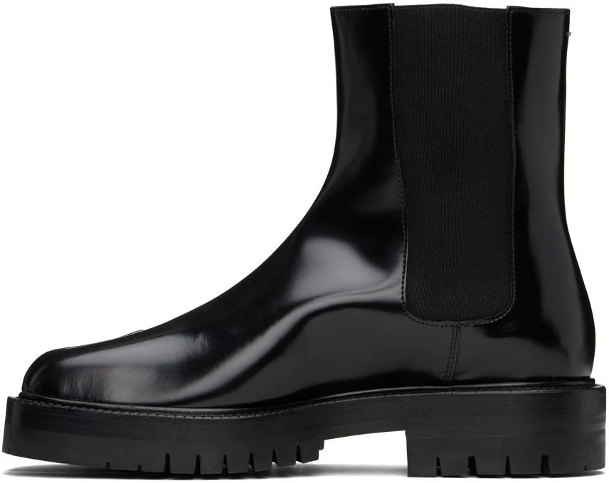 MAISON MARGIELA Black Tabi Chelsea Boots 3