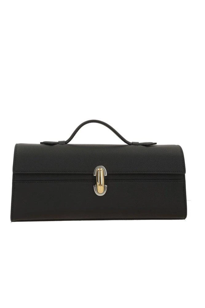 SAVETTE Savette Top Handle Flap Clutch Bag