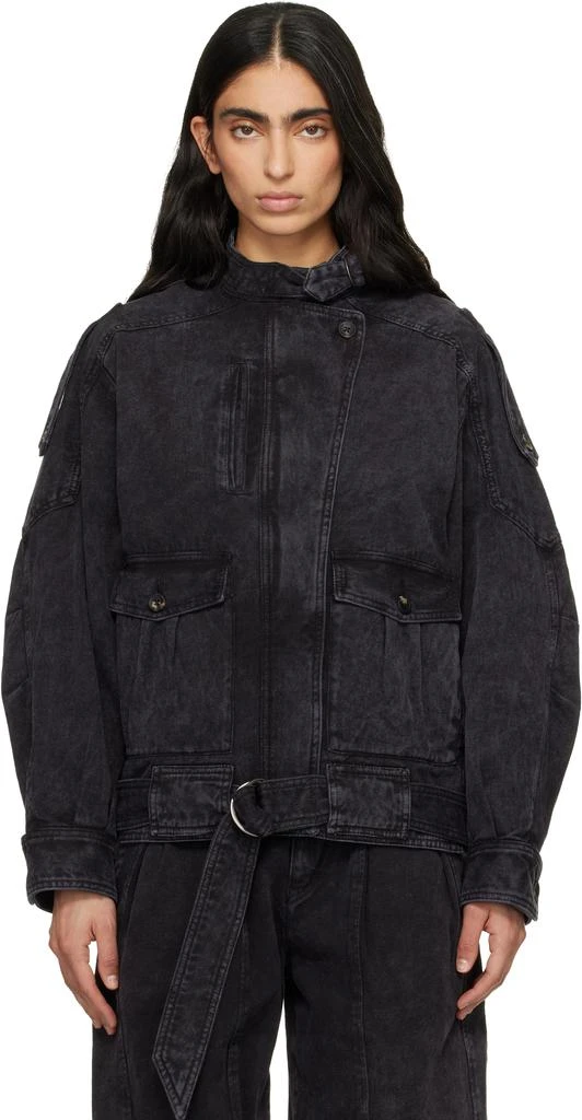 Isabel Marant Black Isalya Denim Jacket