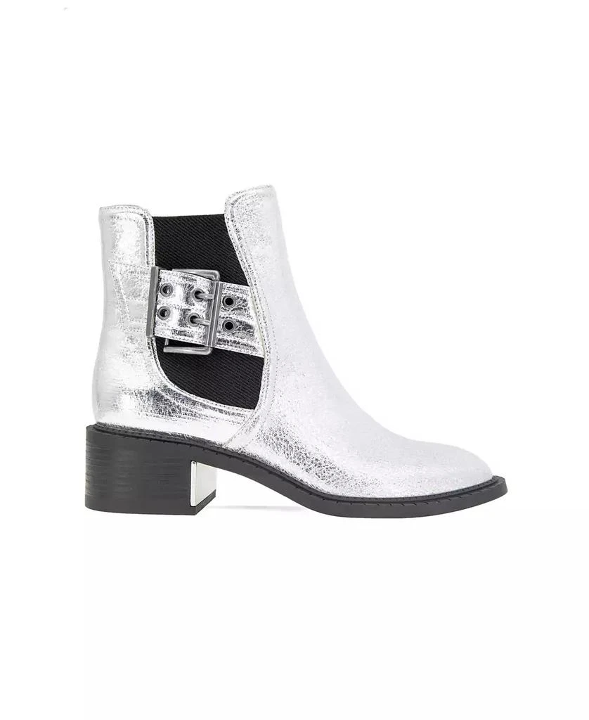 BCBG Women's Bovee Buckle Detail Booties 2