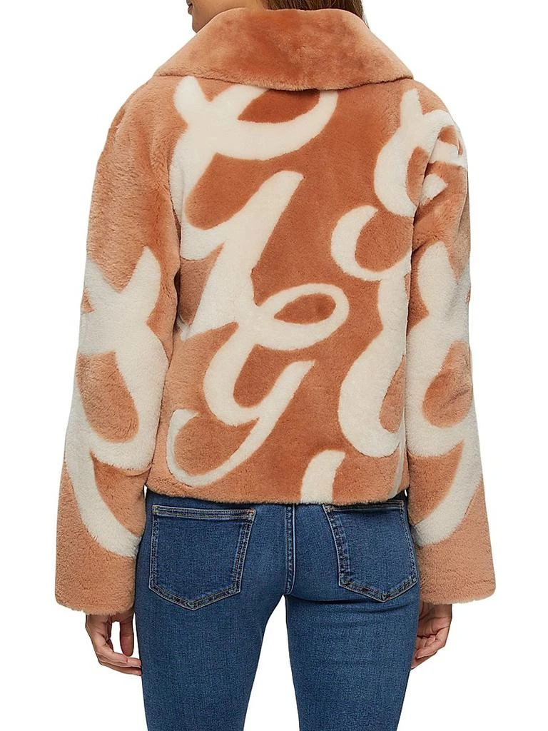 Gorski Reversible Select Shearling Lamb Intarsia Zip Jacket 4