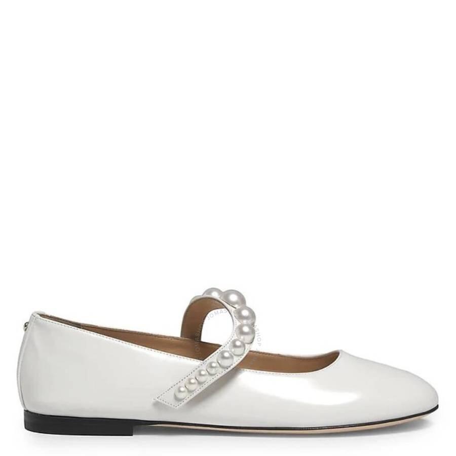 Mach & Mach Sirene Faux-Pearl Embellished Ballerina Flats