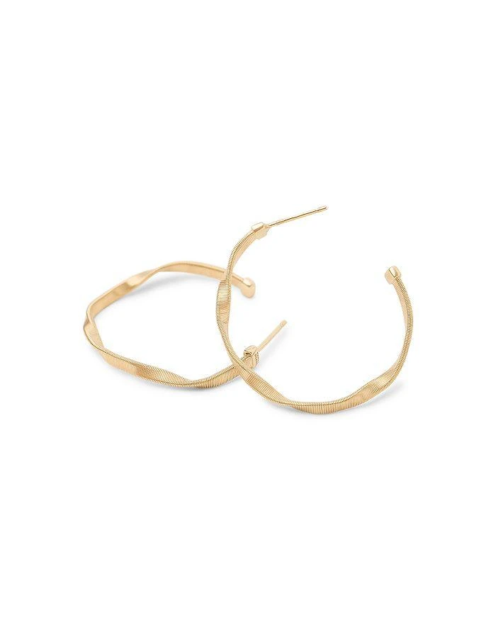 Marco Bicego 18K Yellow Gold Marrakech Twisted Small Hoop Earrings 3