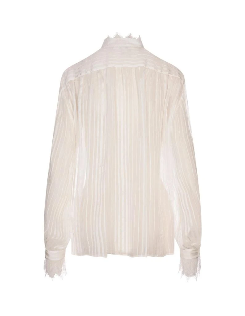 Chloé Chloé Lace Gathered Blouse 2