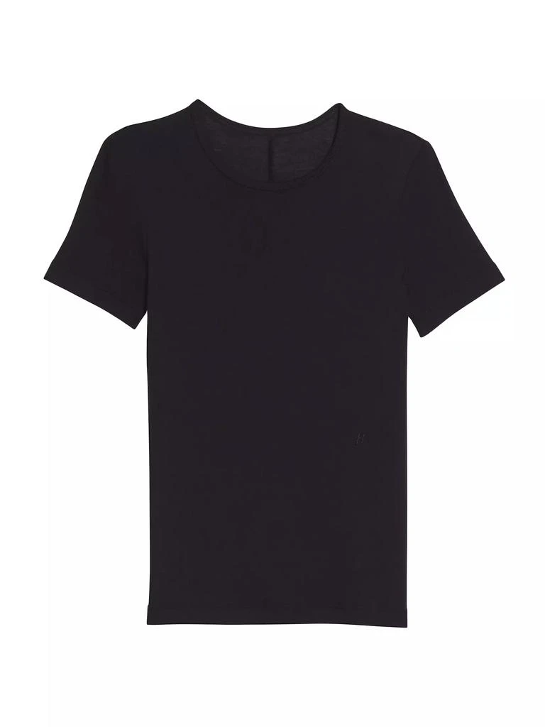 Helmut Lang Rib-Knit Pima Cotton-Blend T-Shirt 1