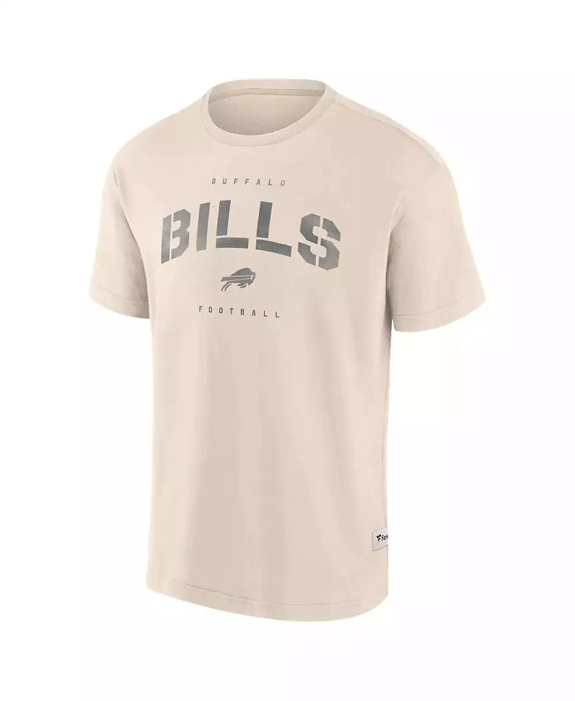 Fanatics Men's Cream Buffalo Bills Elements Weathered Tonal Future Ground T-Shirt 2