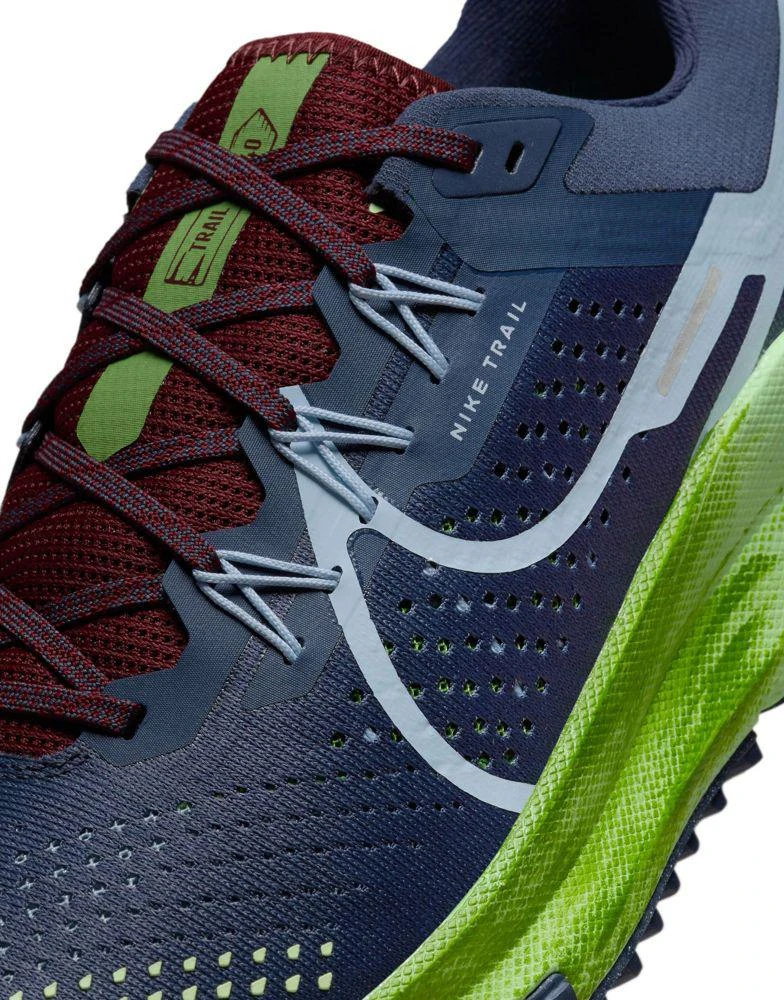 NIKE Nike Running React Pegasus Trail 4 trainers in navy 2