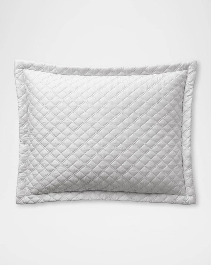Ralph Lauren Quilted Sateen Argyle Standard Sham