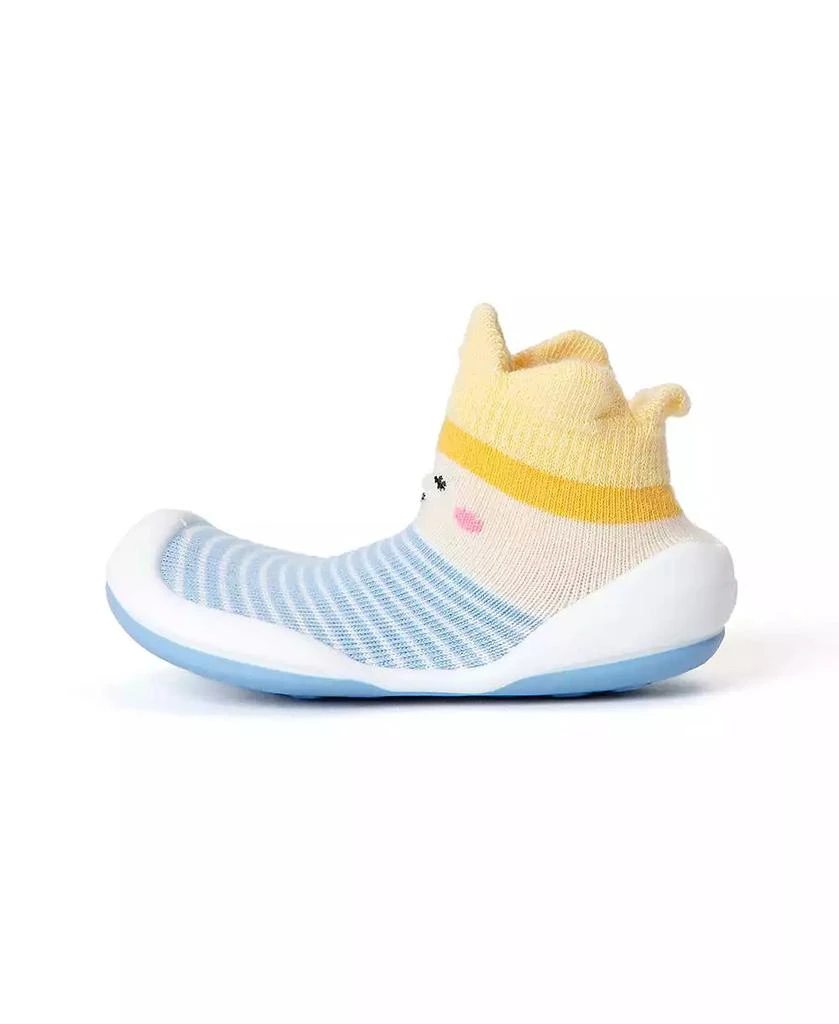 Komuello Infant Boys Breathable Washable Non-Slip Sock Shoes Crown Prince 3