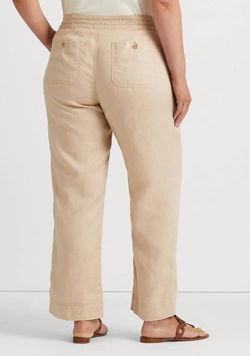 Ralph Lauren Ralph Lauren Plus Size Linen Wide Leg Pants 2