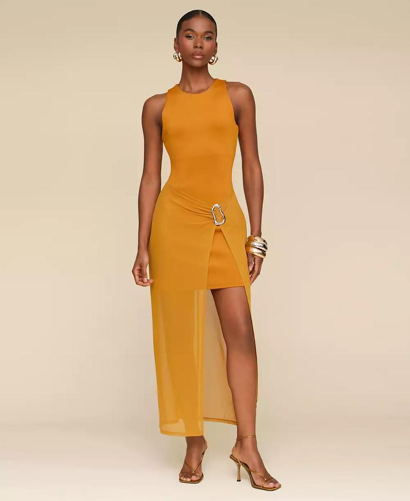 Avec Les Filles Women's Sarong Maxi Dress
