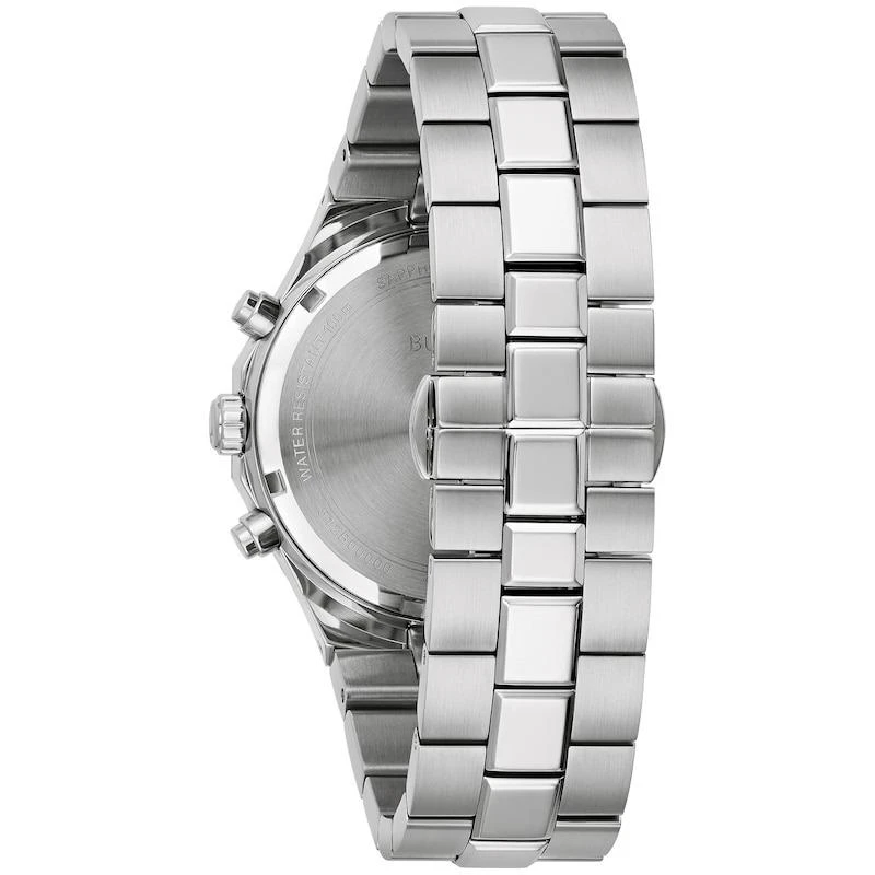 Bulova Bulova Prestige Chronograph Quartz Striped Grey Dial Men's Watch 96B459 3