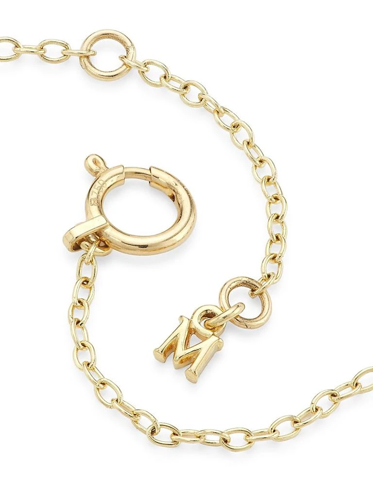 Mikimoto 18K Yellow Gold, 0.02 TCW Diamond & Cultured Akoya Pearl Station Bracelet 4