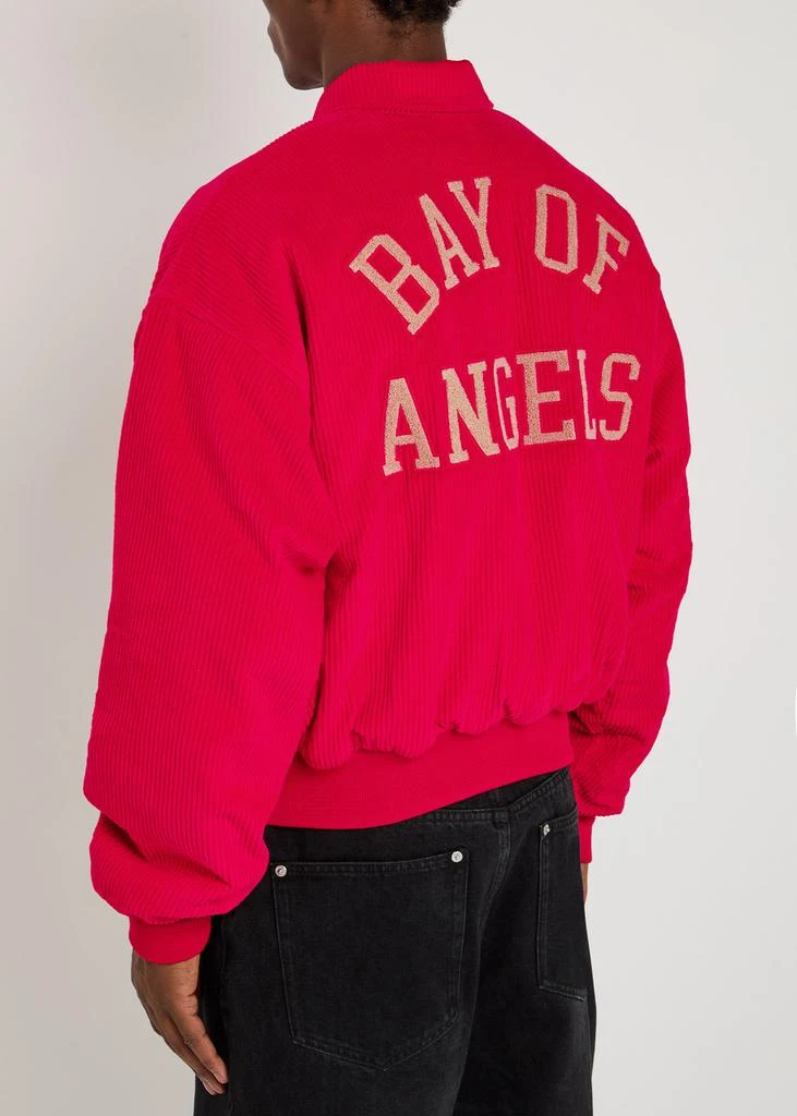 Rhude Bay Of Angels padded corduroy bomber jacket 3